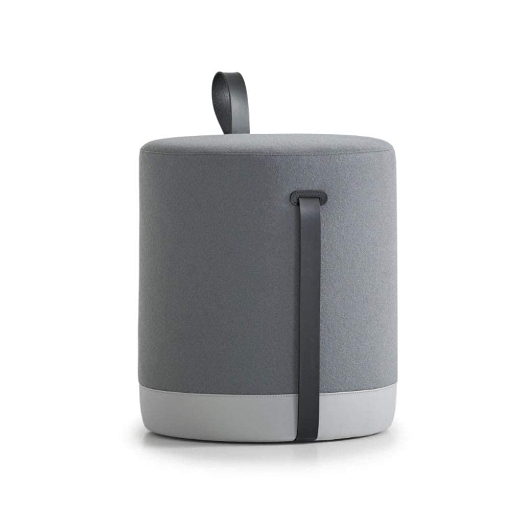 Canapé tabourets à pédales gris pour un salon chaleureux