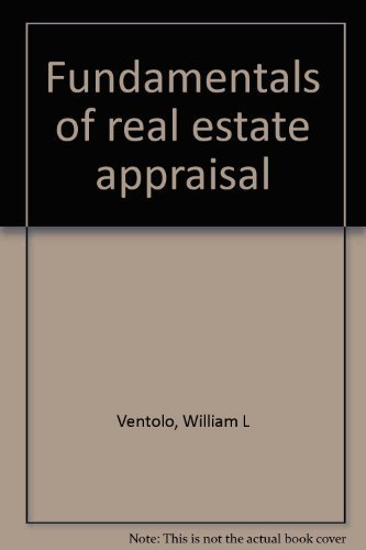 Fundamentals of real estate appraisal 0884622851 Book Cover