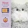warmies Junior Microwavable & Weighted Stuffed Animals, Cat - Heated Stuffed Animal Plushie for Warmth & Comfort - Cute Soft Plush Toys for Adults & Children (Boys, Girls, Babies & Toddlers)