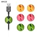 Produktbild MINGZE 10 Stück Kabelclips, langlebige Kabelclips, für Ihre Kabel, Desktop-Kabel-Organizer und Computer, Elektrik, Laden oder Maus, USB-Kabel (zufällige Farbe)