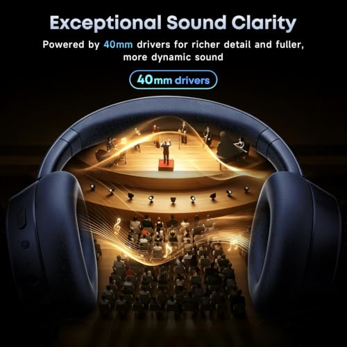 Image of Hybrid Active Noise Cancelling Bluetooth Headphones Wireless Headphones