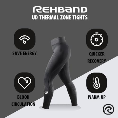 Rehband UD Runner´s Knee/ITBS, Thermal Zone Tights for Women, Compression Leggings for Running & Athletics3