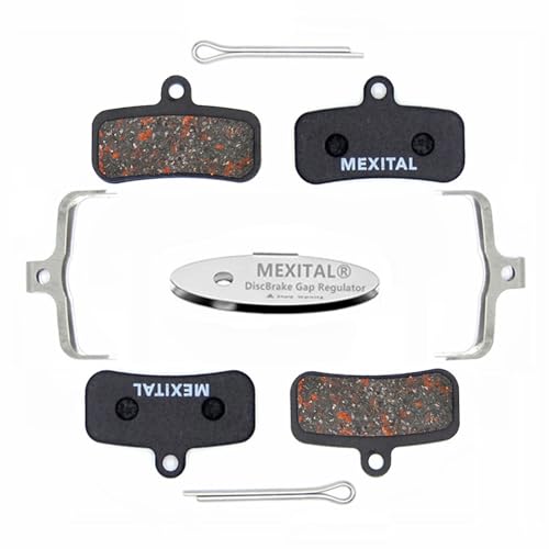MEXITAL 2 Pares Pastillas Freno Disco para Shimano Saint BR-M810 M820 XTR BR M9120, Zee BR-M640 MT420 MT501 MT520, Deore XT BR M8020 M8120 M6120 SLX, Tektro HD M745 735 725 750 TRP G-Spec,Quadiem