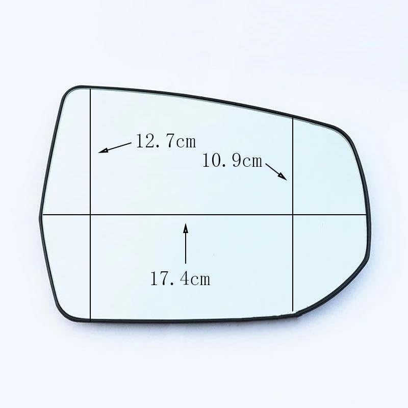 Miroir aile latérale chauffée convexe pour Chevy Malibu 2012-2017