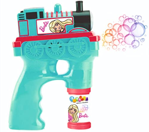 Image of Toyzone Barbie Engine Bubble Gun-56461 | Portable Maker | Machine | Outdoor & Indoor Activity Toy | Colorful Bubbles | Cool Toy for Girls & Boys