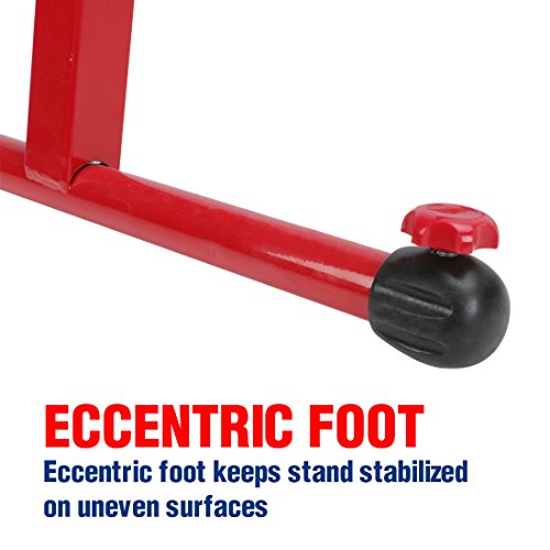 WORKPRO Folding Roller Stand Height Adjustable, Heavy Duty 250 LB Load