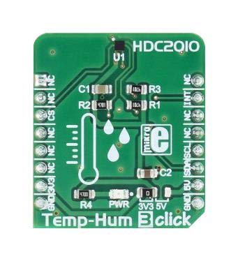 MIKROE-2937 - TEMP-HUM 3 CLICK BOARD (Pack of 2) (MIKROE-2937)