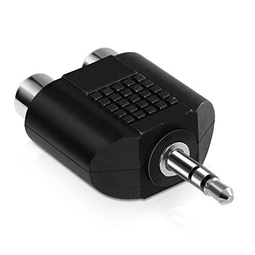 Nuevo HDSupply Adaptador de Audio 3.5mm Macho a 2 x RCA Hembra Cover