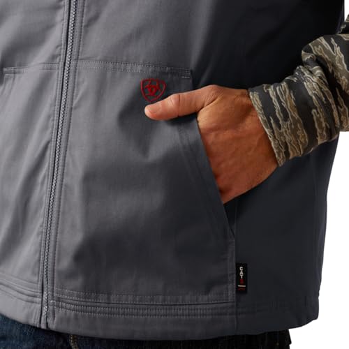 Image of ARIAT Men's Fire Resistant Basic Insulated Vest, Iron Grey, 3X-Large Tall