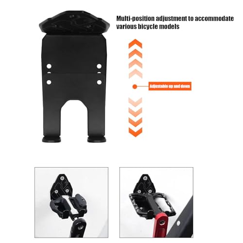 Soporte de pared para bicicleta ajustable que elimina el desorden en pisos e interiores 7