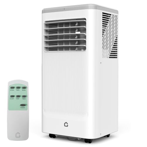 Portable Air Conditioner, 8000 BTU Air Conditioner for Bedroom with 3 in-1 Cooling AC Portable Air Conditioner for Room with Sleep Mode, Ventless Floor Air Conditioner, 3 Speeds Fan