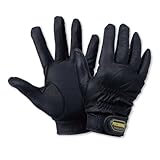 [PROHANDS] CB-124 黒牛本革 警察 消防 ドライブ 作業用 革手袋 薄手 フィット プロハンズ 富士グローブ（３Ｌ）