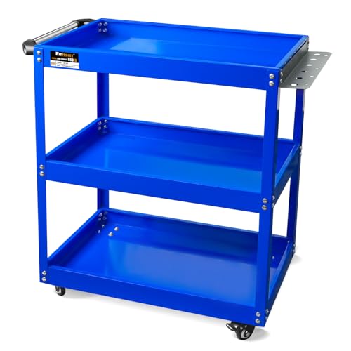 3-Tier Rolling Tool Cart on Wheels (440LBS)