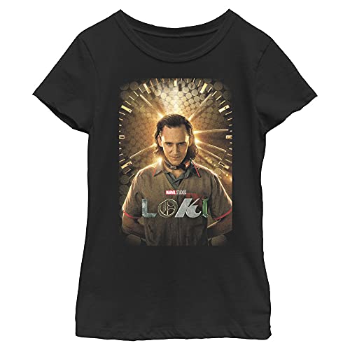 Marvel (Tv Show Loki Arc Poster Girl's Solid Crew Tee