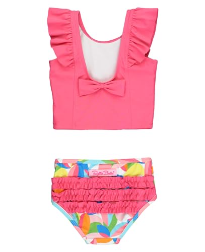 Image of RuffleButts Baby /Toddler Girls UPF50+ Waterfall Tankini Two Piece Swimsuit