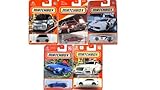 Matchbox Exotic Vehicles 5-Pack, Random Assorted Lot (Styles May Vary) No Duplicates! 1:64 Scale Diecast Cars