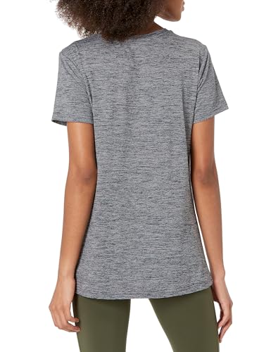 Image of Amazon Essentials Women's Active Quick Dry Tech Stretch Short-Sleeve V-Neck T-Shirt (Available in Plus Size), Pack of 2