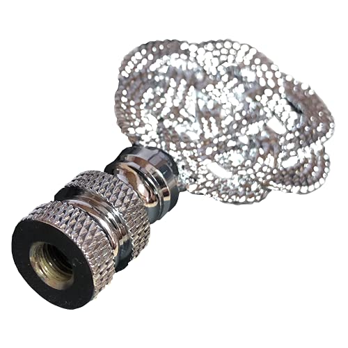 Image of Royal Designs, Inc. Decorative Celtic Knot Lamp Finial (Chrome - 1 Pk)