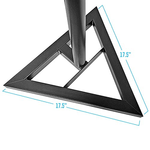 Axa Axcessables SMS-101 Axcessables Adjustable Studio Monitor Stands (Pair)| Large Recording Studio Monitor Floor Standing Stand | Studio Speaker Stands Compatible thumb #4