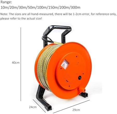 Deep Well Water Level Meter with Probe & Steel Tape, 150m Depth Gauge, Indicator Light & Peak Display, Accurate Well Water Depth Measurement Tool
