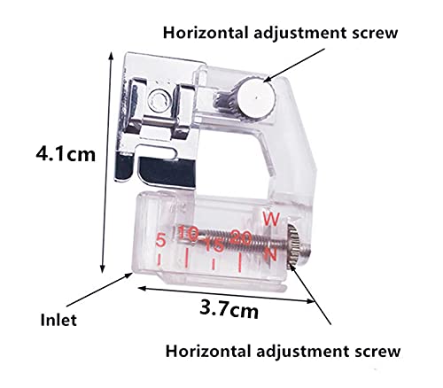 Pie prensatelas para máquina de coser tipo cinta Binding miniatura 3