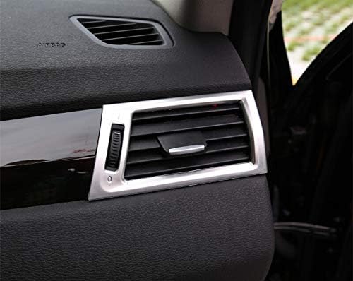 Interior Console Side Air Vent Outlet Trim Cover 2pcs for BMW X3 F25 2011-2017