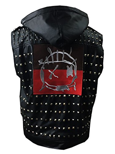 WD 2 Watch Dogs Dedsec Wrench Jacket Shawn Baichoo Vest Real Leather3