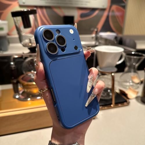 RNOZX For iPhone 16 Pro Max�p 2-in-1�P�[�X �ϏՌ��}�b�g�����Y�ی� �J�o�[�ɏu���ɐ؂�ւ��\�iFor iPhone 16 Pro Max�p/�u���[�j