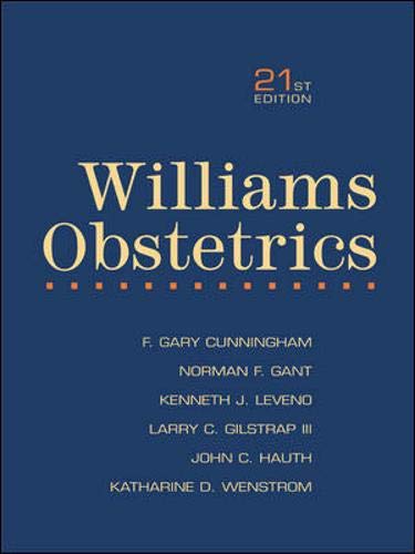 Williams Obstetrics: International Student Edition 0071121951 Book Cover