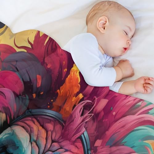 Manta de forro polar suave Gorilla de tacto aterciopelado superior para dormitorio 5