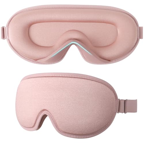 100% Blackout Sleep Masks for Women & Men, Supefisher 3D Con