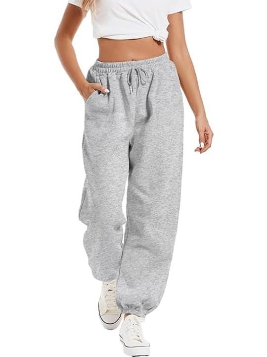 Image of Women?s Casual Jogger Pants ? Soft Pants with Adjustable Drawstring & Side Pockets
