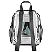 Busiuw Clear Backpack for Stadium Events 12x12x6 with Front Pocket for Concert Sport Fashion Women Backpack Events Work Travel(Charcoal Gray)