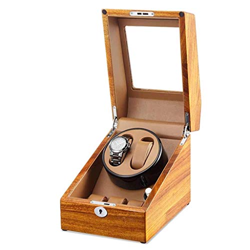 Caja giratoria para relojes automáticos con motor silencioso y soporte para 2+3 piezas