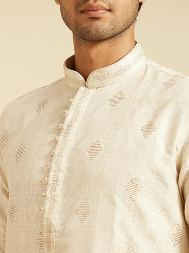 Image of DIWAS BY MANYAVAR Men's Brocade | Jacquard Weave Kurta (1pc)