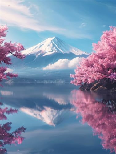 Pintar sin saber dibujar con el Kit Pintura por Números Adultos Japón Xeoyenle