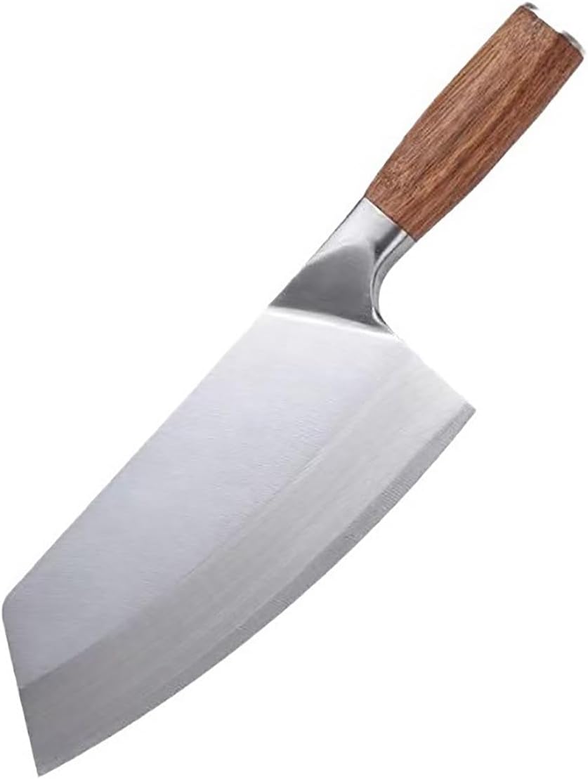 Meat Cleaver,Cleaver Knife 7.9 Inch Kitchen Knife Meat Vegetable Chicken Butcher Knife Professional Cleaver Knife Heavy Duty Kitchen Knife Chef Cooking Knife Tools, LAMAJIGA5844