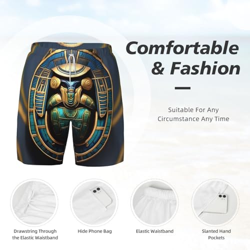 Short de bain pour homme séchage rapide à doublure de compression - 5