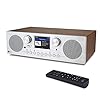 Ocean Digital WR-800D FM DAB/DAB+ Wi-Fi internetradio wekker stereoluidspreker Micro SD Line Out Aux in meer dan 30.000…