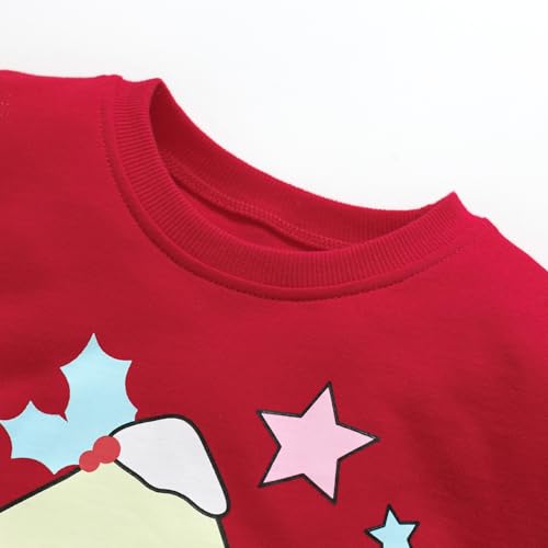 Image of Hongshilian Unisex Kids Cute Cartoon Cotton Sweater Shirt