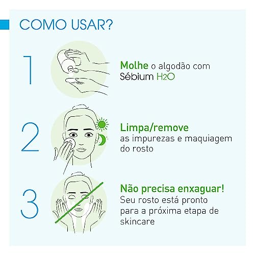 Bioderma - Sébium H2O - Micellar Water - Cleansing and Make-Up Removing - for Combination to Oily Skin - Thumbnail 6