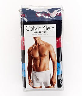 Image of Calvin Klein Men's 3-Pack Cotton Stretch Trunk