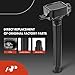 A-Premium Set of 4 Ignition Coil Pack and Iridium Spark Plugs Compatible with Jeep Cherokee 2014-2020, Compass 2018-2020, Renegade 2015-2020 & Chrysler 200 & Ram ProMaster City & Dodge Dart, Fiat 500X