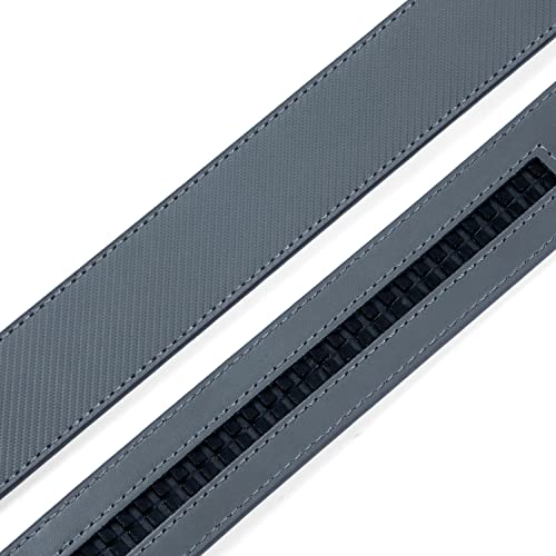 Image of Founders & C Mens Leather Ratchet Belt Strap Only 1 3 /8 inch Without Buckle,Replacement Strap Suitable for 40MM Slide Buckle