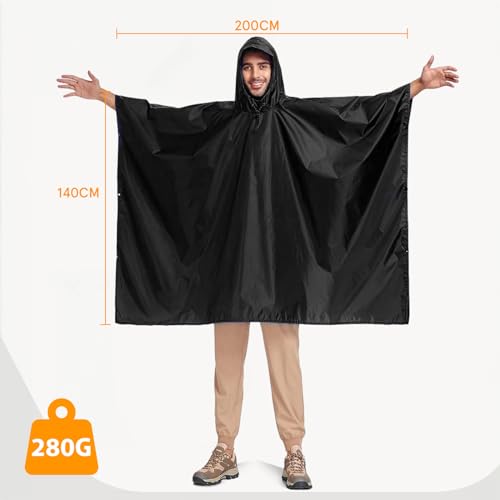 Opiniones y reviews de Impermeable Negro para comprar online. 11 Imagen adicional