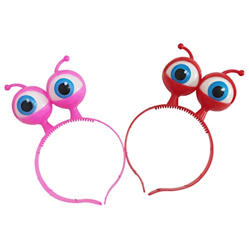 STOBOK Led Flashing Headband with Big Eyes Light up Hair Hoop for Kids Christmas Party Festival & Cosplay Accessories 4 Pieces - Image 4
