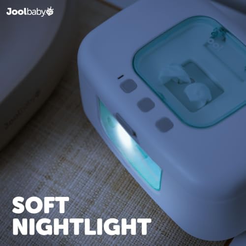Jool Baby TinyBums Baby Wipe Warmer & Dispenser with LED Changing Light & On/Off Switch (Aqua) - 5