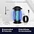 Bug Zapper Outdoor Indoor, Electric Fly Zapper Waterproof with LED Light, 18W Power & 4000V High-Voltage, Coverage Area of ??1/2-1 Acre, 5.5ft Cord, Plug-in Mosquito Trap for Patio Backyard Garden