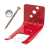 1- Fire Extinguisher Bracket, Amerex Fork Style, Wall Hook, Mount, Hanger for a 5 to 13 Lb. Fire Extinguishers, Universal for all Extinguishers with Valve Body Slots