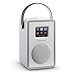 Produktbild NUMAN Mini Two - Design Internetradio, Retro Look, WLAN Radio, Mediaplayer, DAB/DAB + / UKW-Tuner, TFT-Display, RDS, Wi-Fi/LAN-Konnektivität, Bluetooth, 2-Band Equalizer, AUX, grau